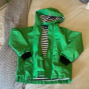 Green and navy jacket